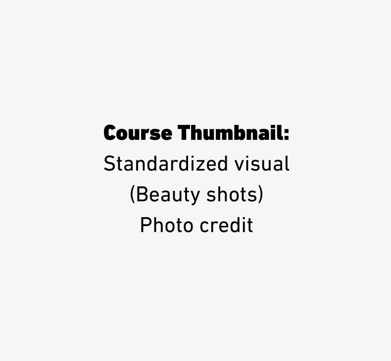 The Master Template Course Map